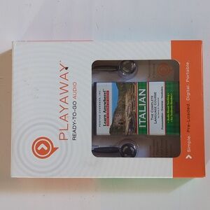 New Playaway Italian Language Audiobook